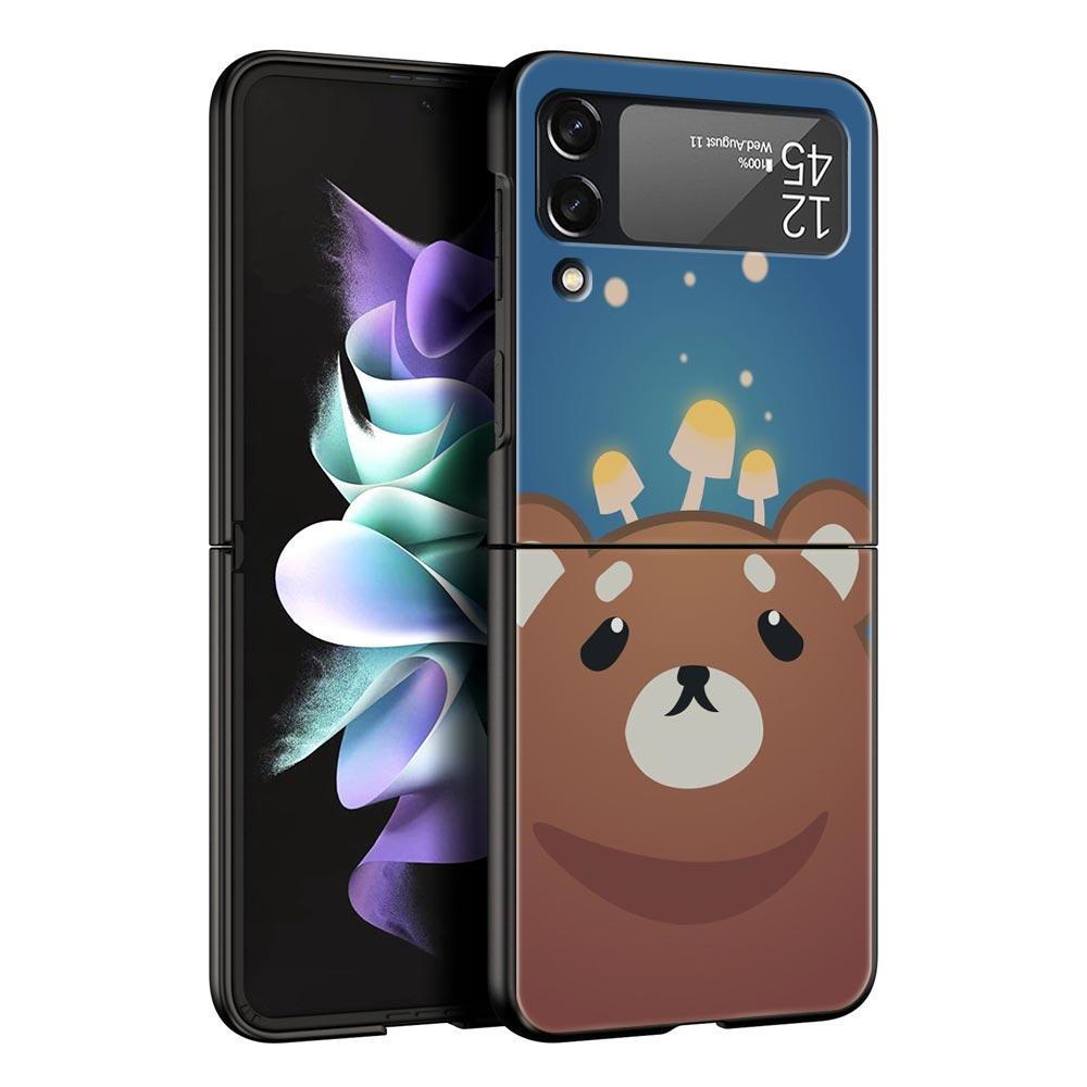 Чехол для телефона Samsung Galaxy Z Flip 3 4 5 Жесткий Черный Складной ПК Для Samsung Z Flip3 Чехол Honkai Star Rail Игра Тот же стиль