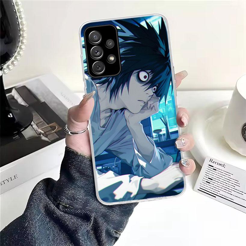 N-Note D-Death L Lawliet For Samsung Galaxy A52S A42 A32 A22 A12 A02S A51 A50S Phone Case A41 A31 A21S A30S A20S A20E A70 A71 A4