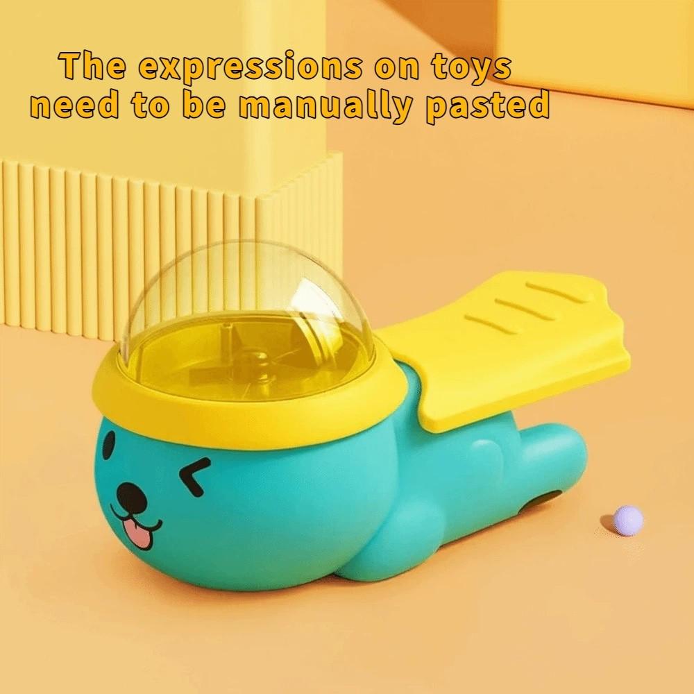 Plastic Dog Puzzle Feeder Cartoon Pet Interactive Toy Dog Food Dispenser Mealtime Fun