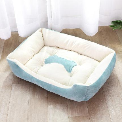 Dropshipping Long Faux Fur Pet Bed Comfortable Waterproof Plush Donut Round Dog Bed Soft Washable Cat Bed Removable Pet Cushion