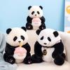 30/38cm Panda with Cake Gold Medal Stuffed Animal Favorite Soft Dolls Birthday Christmas Gifts Presents for Kids