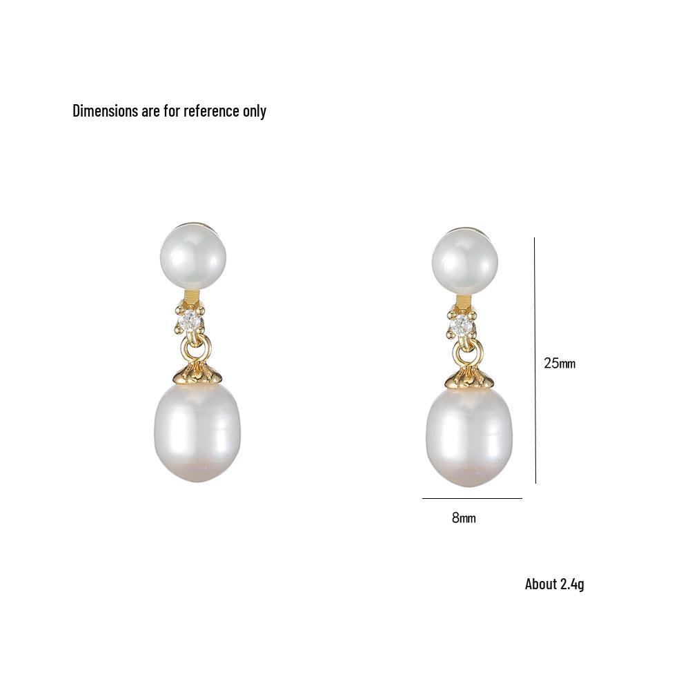 Серьги-кисточки из пресноводного жемчуга Silver Needle для женщин - Модные, Оригинальные и Элегантные для повседневной носки.