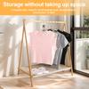 1 шт. Деревянная вешалка для одежды Складная вешалка для одежды Шкаф Стойка для хранения одежды Органайзер для хранения одежды Полки для прихожей и спальни