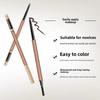The Star Diamond Double-headed Eyebrow Pencil with A Small Cutter Core Is Long-lasting Waterproof and Does Not Fade