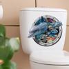 Dolphin Turtle Shark Vivid Sea Life Decals PVC Wall Mural Gift Wall Stickers