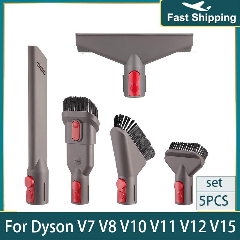 Комплект насадок для пылесосов Dyson V7 V8 V10 V11 V15 Absolute Detect Cyclone Outsize, набор аксессуаров, сменная щетка