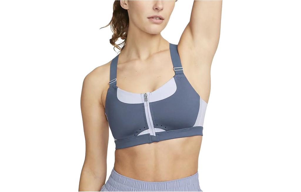 Nike Спортивное нижнее белье женское Синий Фен Средняя поддержка DD0437-491