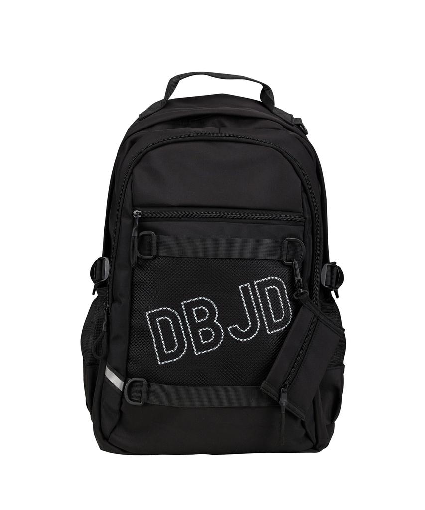 Рюкзак с сетчатым карманом Double Jd (черный)