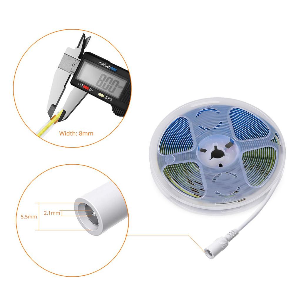 Hand Sweep Sensor COB Led Lights Bar 3000K-6000K LED Strip Set 12V Motion Sensor Led Night Lamp Kitchen Room Decor With EU Plug