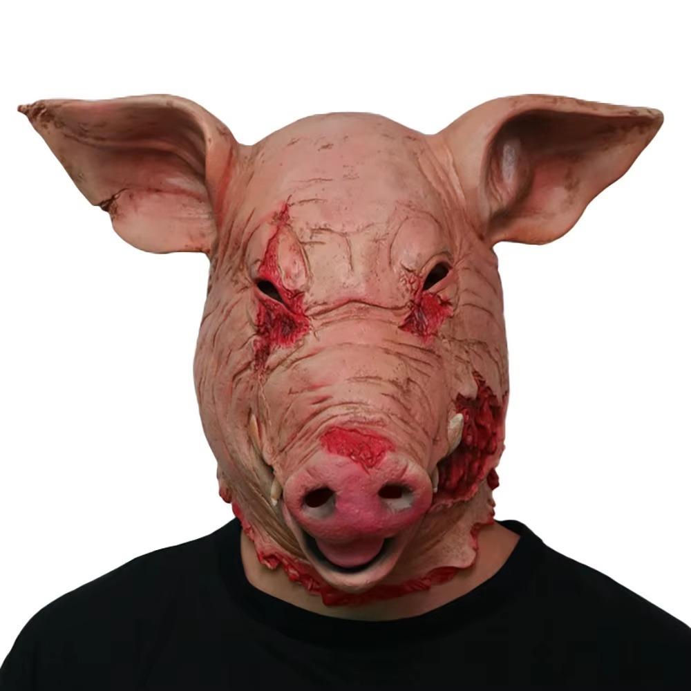 Latex Halloween Cosplay Mask Unisex Haunted House Prop High Quality Animal Mask