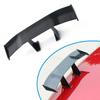 Carbon Fiber Mini Spoiler Auto Rear Tail Spoiler Wing Decor Accessories Universal Exterior Parts Car Tuning Products ABS Black