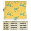 SpongeBob SquarePants Cartoon Blankets Squidward Flannel Funny Breathable Throw Blanket for Chair Covering Sofa Textile Decor