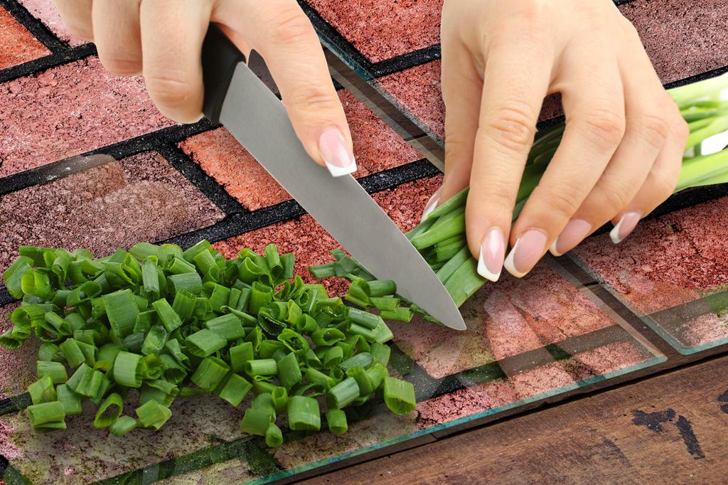 СТЕКЛЯННАЯ ЗАЩИТНАЯ ПАНЕЛЬ ДЛЯ ПЛИТЫ 85x52 КИРПИЧ