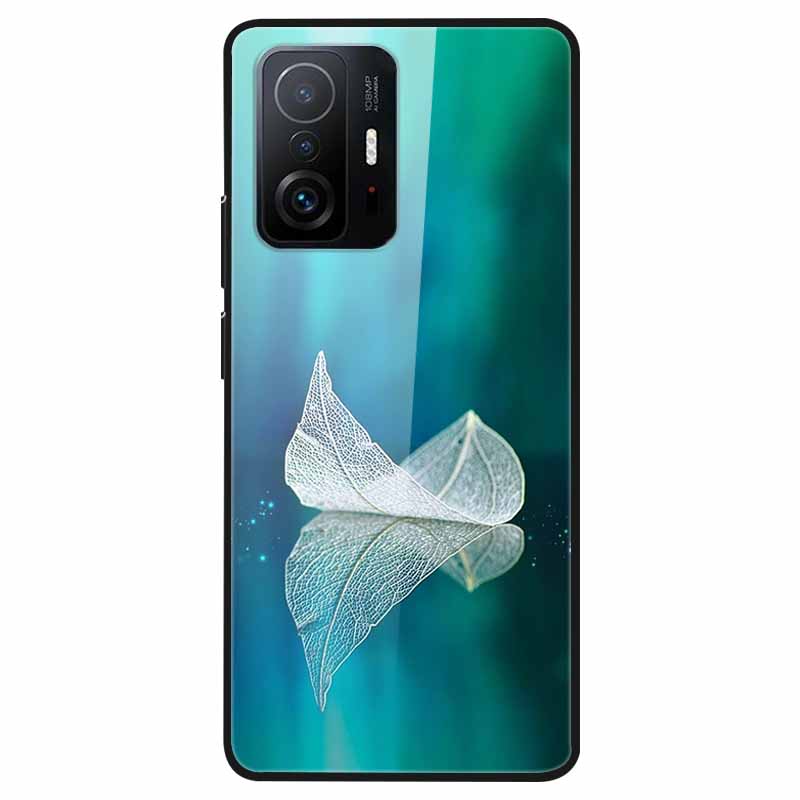 Для Xiaomi 11T Закаленное Стекло Чехол Мягкий Бампер Жесткий Funda Для Xiaomi mi 11T Pro Чехол для Телефона 11 T 11T Pro 11TPro Задняя Крышка Корпуса