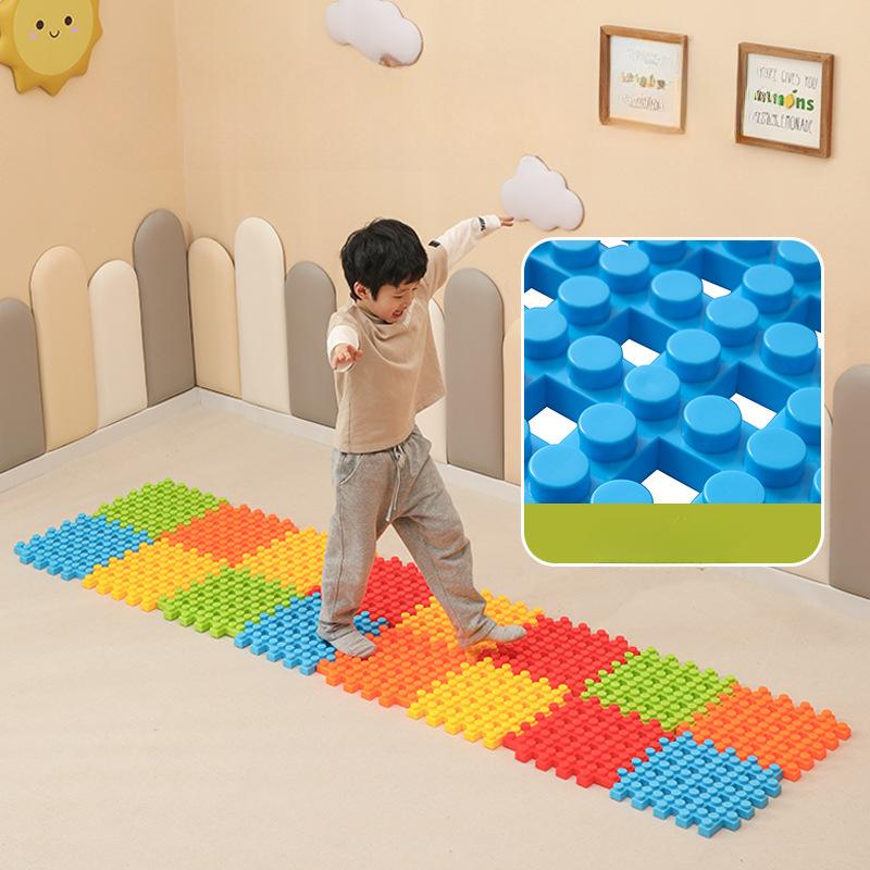 Новые большие квадратные строительные блоки, угловые строительные блоки, детские игрушки для детского сада, большие строительные блоки, пластиковые образовательные игрушки, набор