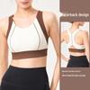 Осенне-зимний спортивный бюстгальтер колор-блок: Поддержка высокой интенсивности для бега и йоги