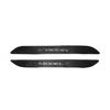 Door Sill Accent Cover Sticker Panel Trim For Tesla Model /S 14-19 Carbon Fiber