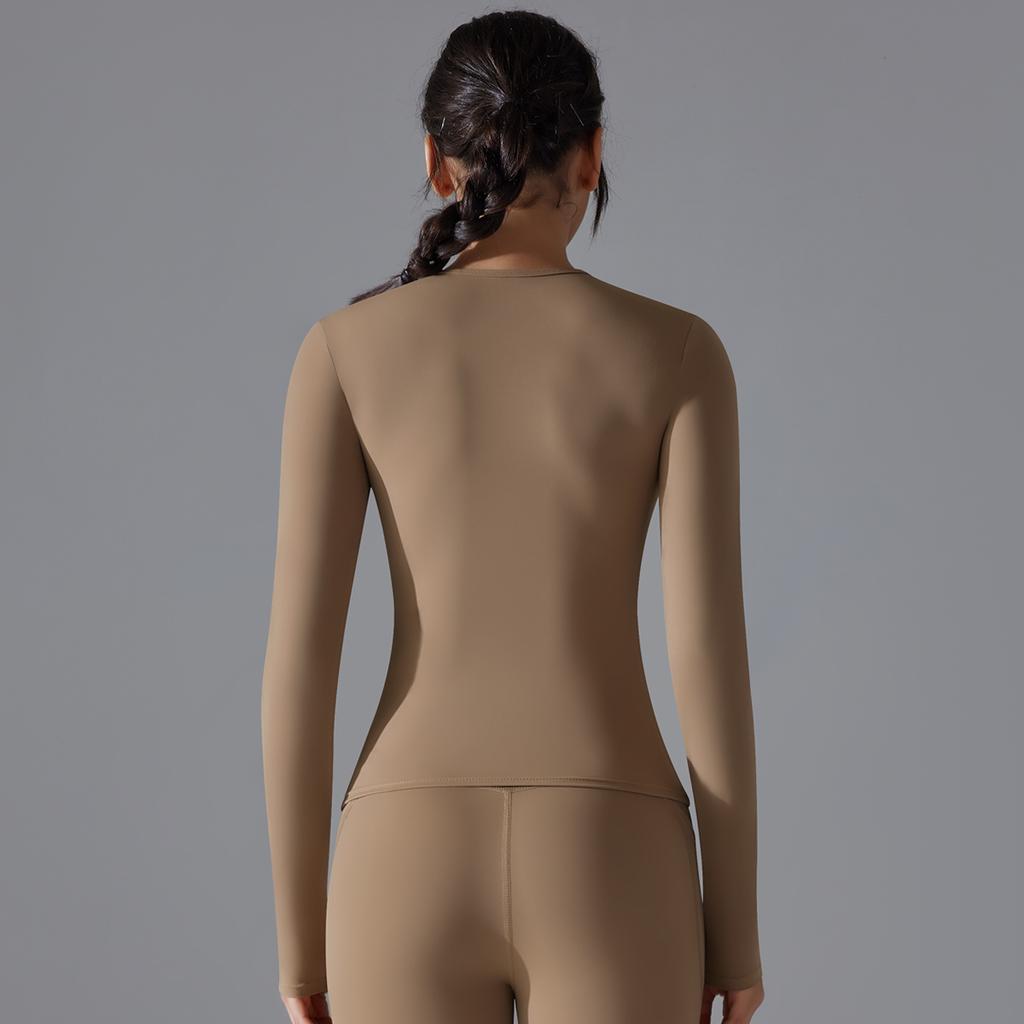 Nessaj Женские спортивные футболки с длинными рукавами, укороченные топы для йоги, быстросохнущие рубашки для бега в тренажерном зале и фитнеса