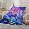 K-pop Охотники на демонов Huntrix Saja Тигр Пледы Качественный Зимний Теплый Плед Подарки для Девочек Мальчиков Постельные Пледы Рождественские Подарки