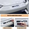 Для BYD SEAl HAN SONG YUAN DOLPHIN ATTO 3 Аксессуары Автомобильный Передний Бампер Эмблема Значок Наклейка Черный Углеродный Логотип Наклейка для Модификации