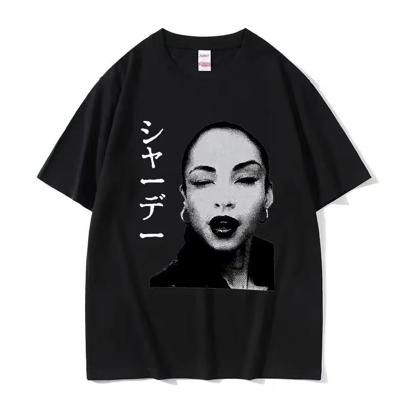 90s Print Graphic T Shirt Men Women Hip Hop Vintage Short Sleeve T-shirts Cotton Oversized Streetwear Casual Summer Unisex Loose Top