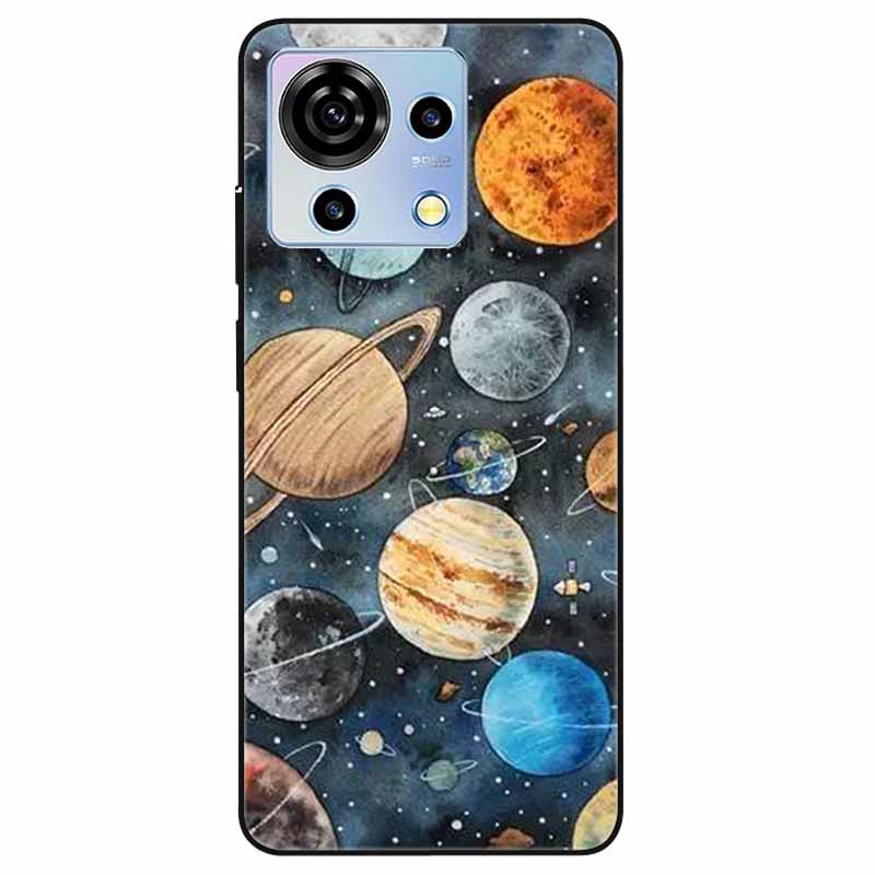 Чехол для ZTE Blade V50 Vita, Защитный чехол для телефона, Ударопрочный ТПУ, Мягкий силикон, Fundas для ZTE Blade V50 Vita V50Vita 6.75, Роскошный Астронавт