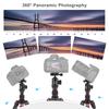 Andoer 153cm/60in Portable Camera Tripod Stand Aluminum Alloy with Detachable Monopod 360 Degrees Rotatable