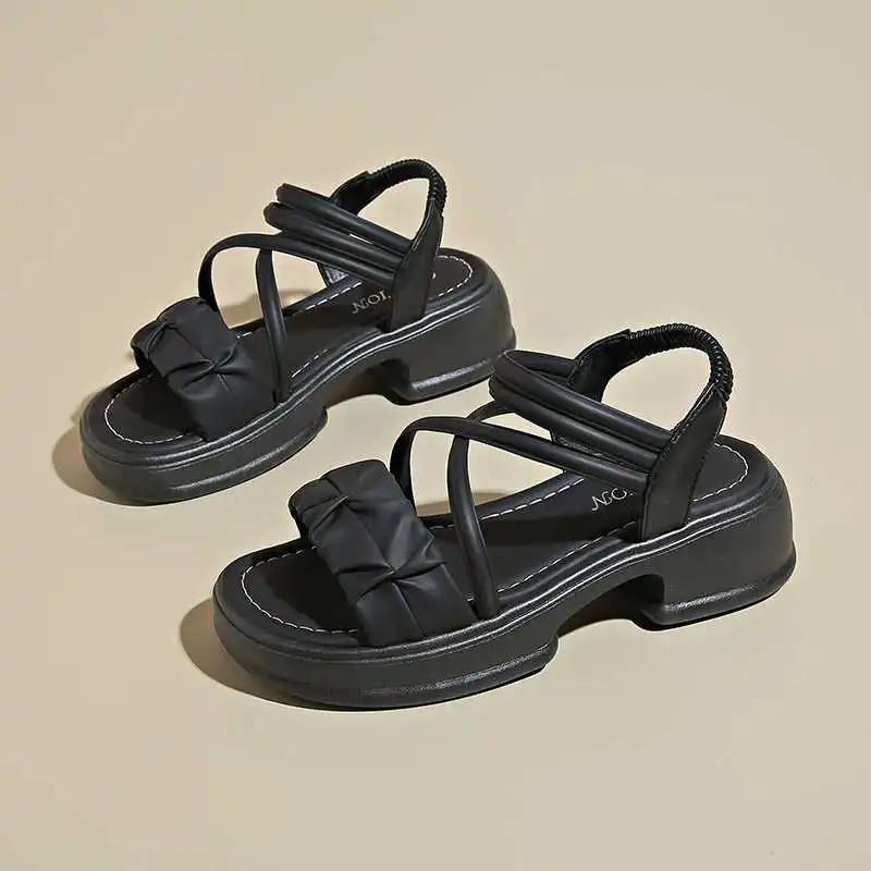 Breathable Two Strips Woman Loafers Slippers Flip Flops Brand Shoes Light Sandals Sneakers Sports Tenids Teniss