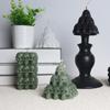 Halloween Party Decor Silicone Skull Square Column Silicone Candle Mould Chocolate Mold Square For DIY Crafts Soap Making Gift