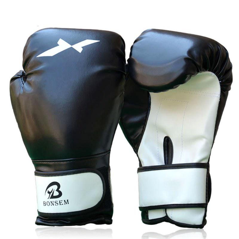 PU Leather Boxing Gloves Punching Mitten Muay Thai Boxing Gloves Equipment Boxer Accessory