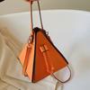 Crossbody Handheld Triangle Bag Sweet Fashion Color Shoulder Bag Women's Simple Casual Clutch Bags