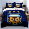 Blue bedding featuring AFA logo. Bedding sets Duvet cover sets Duvet covers Pillowcases(1 * Duvet Cover 2 * Pillowcases without duvet insert)