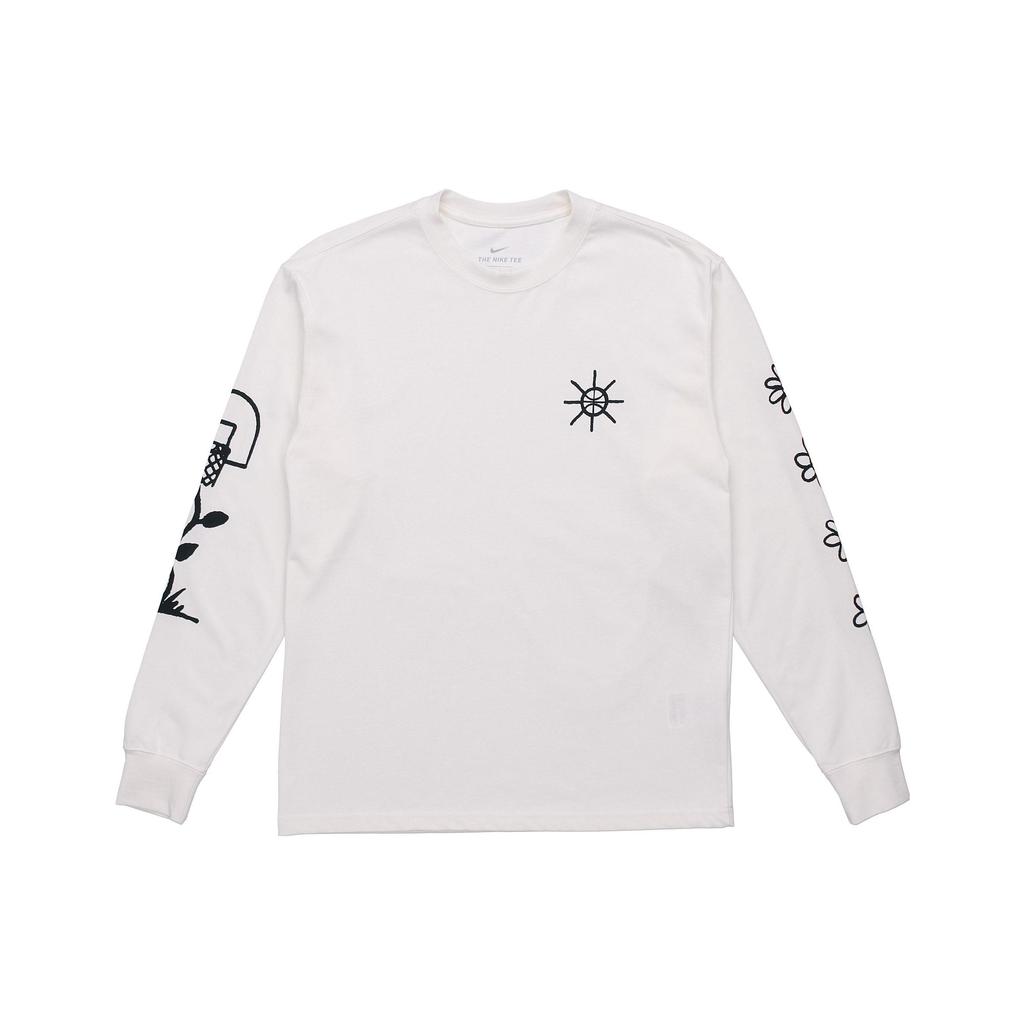 Nike Sportswear Long Sleeve Crew Neck T Shirt White DC1286-910