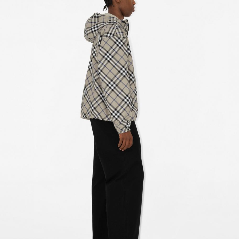 Burberry Equestrian Knight Burberry Check Hooded 81055671