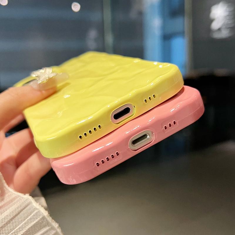 Мягкий чехол для телефона с карамельным узором для iPhone 11 12 13 14 15 Pro Max X Xs XR Max 7 8 Plus, силиконовый чехол-бампер