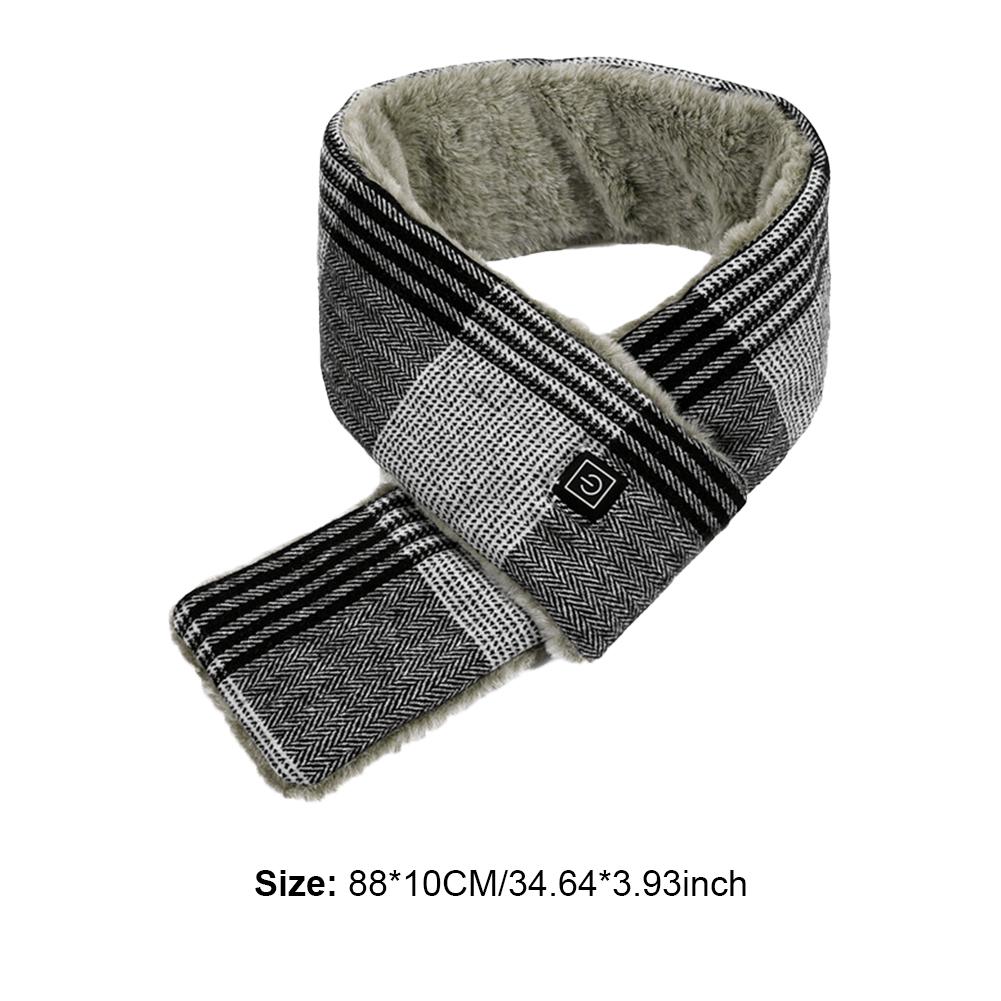 Electric Heating Scarf Heating Pads 3 Gear Heating USB Heater  Thermal Shawl Outdoor Warm Neck Brace Warm Bib For Women Men