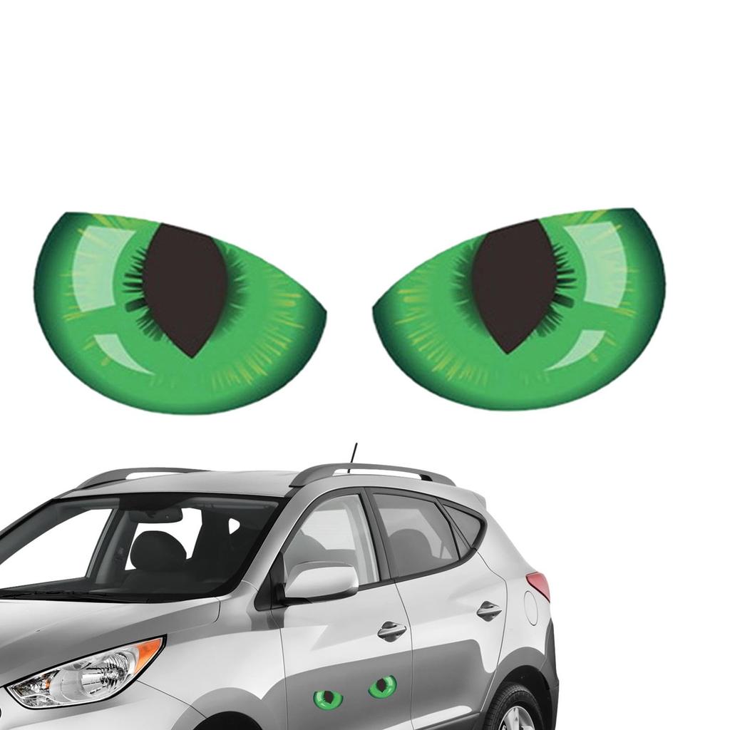 Car Reflective Eye Stickers | 3D Funny Peeking Car Decal | Long Lasting Car