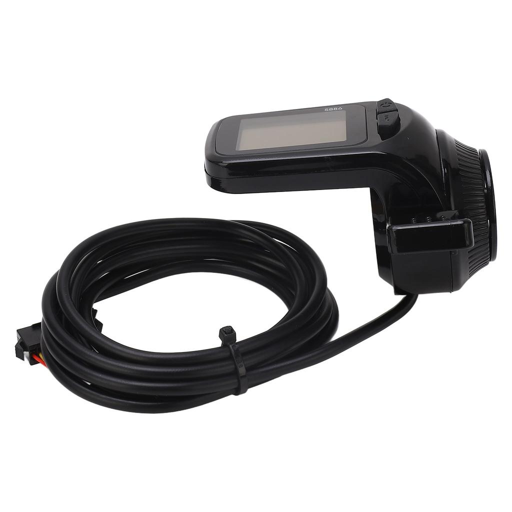 S886 LCD Display Panel Lightweight Waterproof LCD Display Panel with Thumb Throttle Headlight