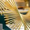 Luxury Metal Decor Ornament Creative High‑End Craft Souvenir for Living Room Home Decoration