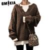Sweater Women's Knitted Linen Sweater Casual Knitted Sweater