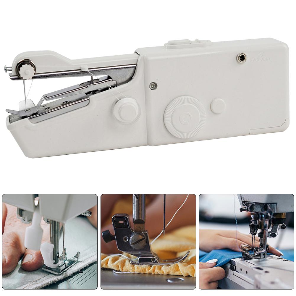 Мини швейная машинка электрическая портативная швейная машинка ручной беспроводной швейный инструмент для быстрого шитья для дома, путешествий и самостоятельного изготовления