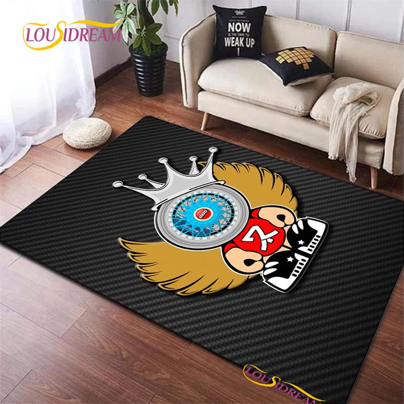 BBS Racing Carpet for Living Room Bedroom Rugs Kitchen Kids Door Unslip Floor Mats Birthday gift photography props Alfombra Rug