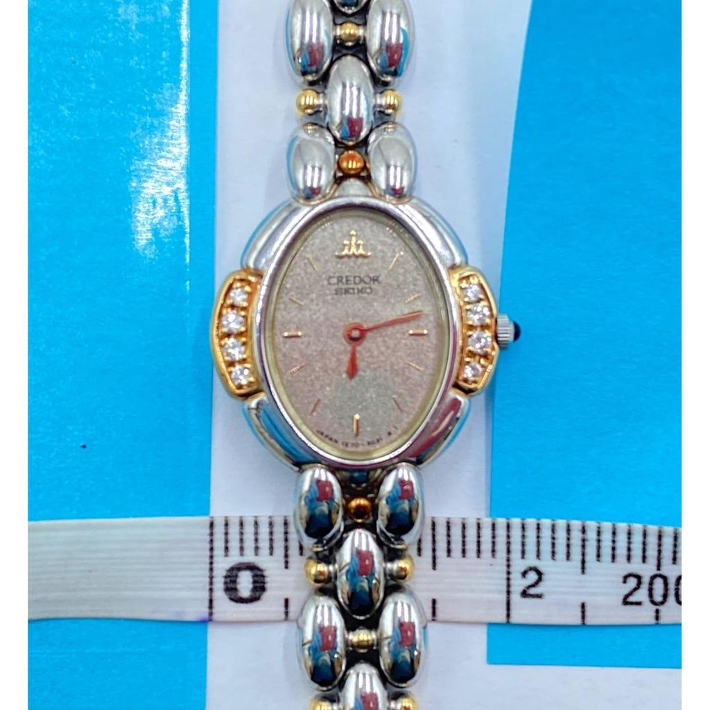 Б/у Женские часы SEIKO Credor Комбинированные из нержавеющей стали 18 карат
