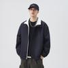 Двусторонняя куртка Мужская Весна Новая Повседневная Мужская Фрак Уличная Однотонная Куртка
