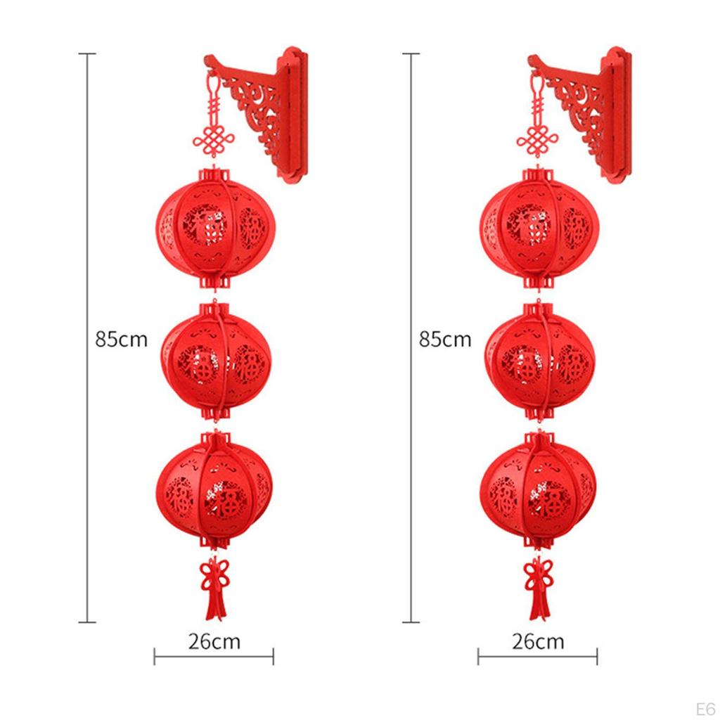 2 шт. Китайский фонарь Год декора Змея Подвесной для весны