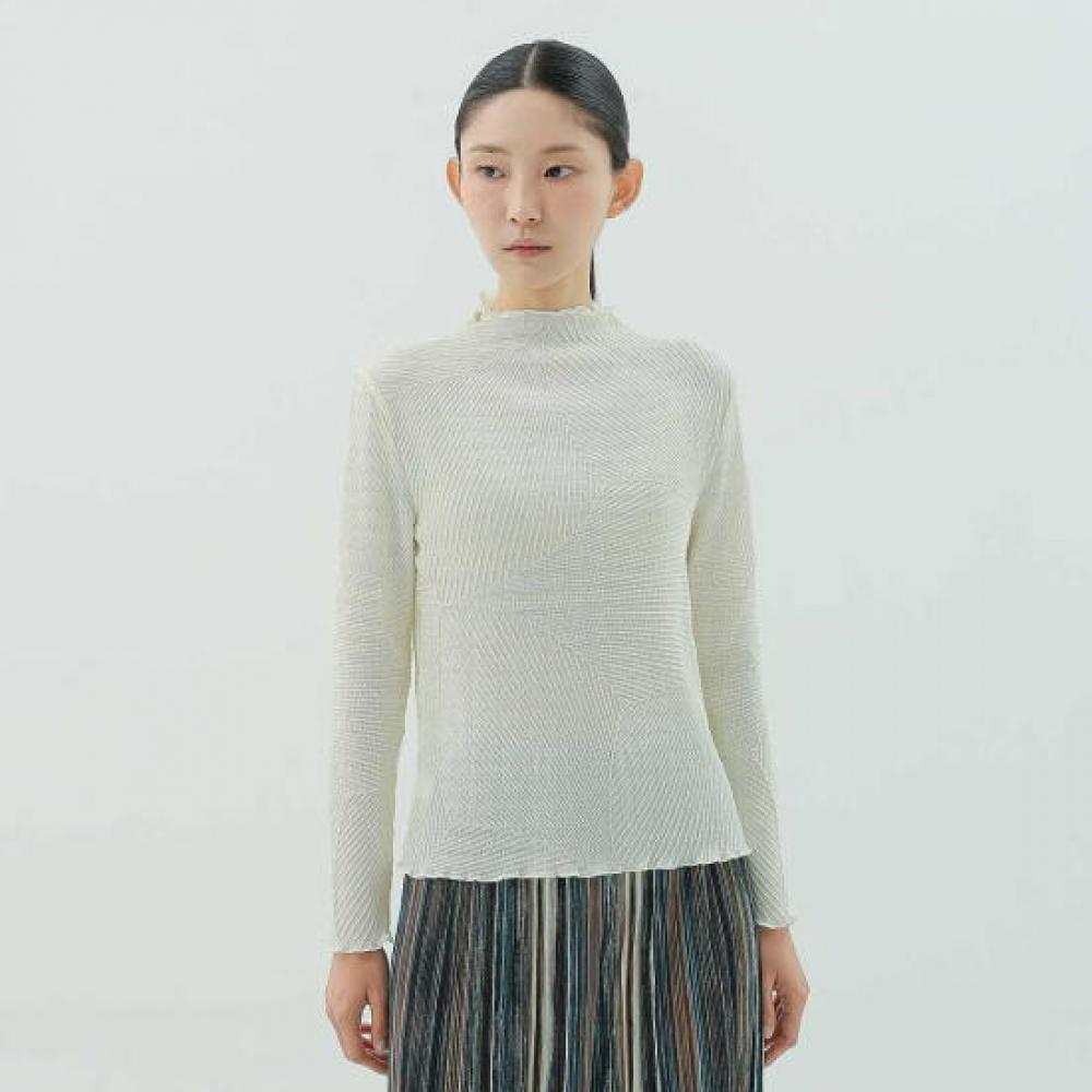 Plara Flower Pleats Texture Blouse 88