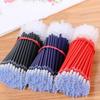 100pcs Gel Ink Pen Refill 0.5mm Ballpoint Bullet Black Red Blue Color Cartridge