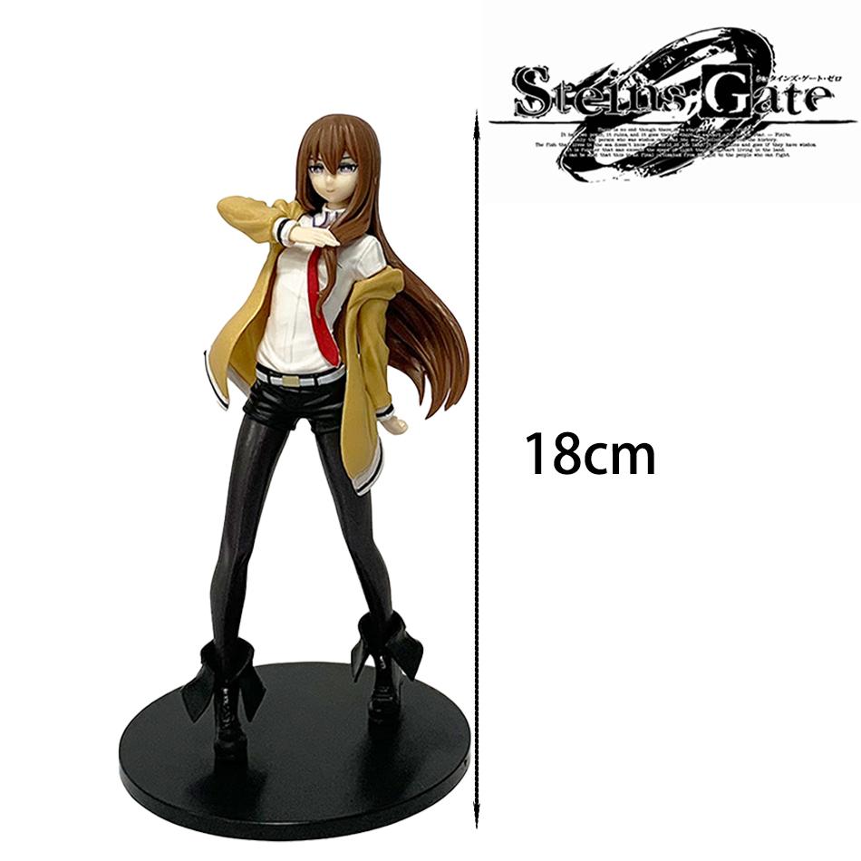 21 см В наличии Steins Gate - Макасе Хонри(Аниме-версия) Фигурка Экшен-фигурка ПВХ Коллекционная модель Фигурка Дисплей Аниме Мерч