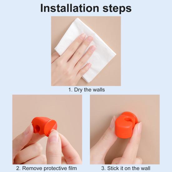 3 шт. кабельных органайзера изысканной формы супер мини ПВХ настольные держатели кабелей настенные маленькие подвесные стойки для дома