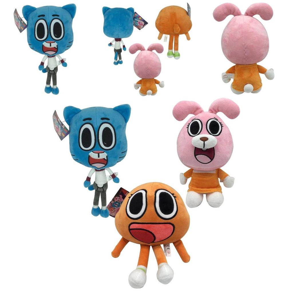 Ultra Soft 9.84" The Amazing World Of Gumball Darwin Plush Toy Perfect For Kids